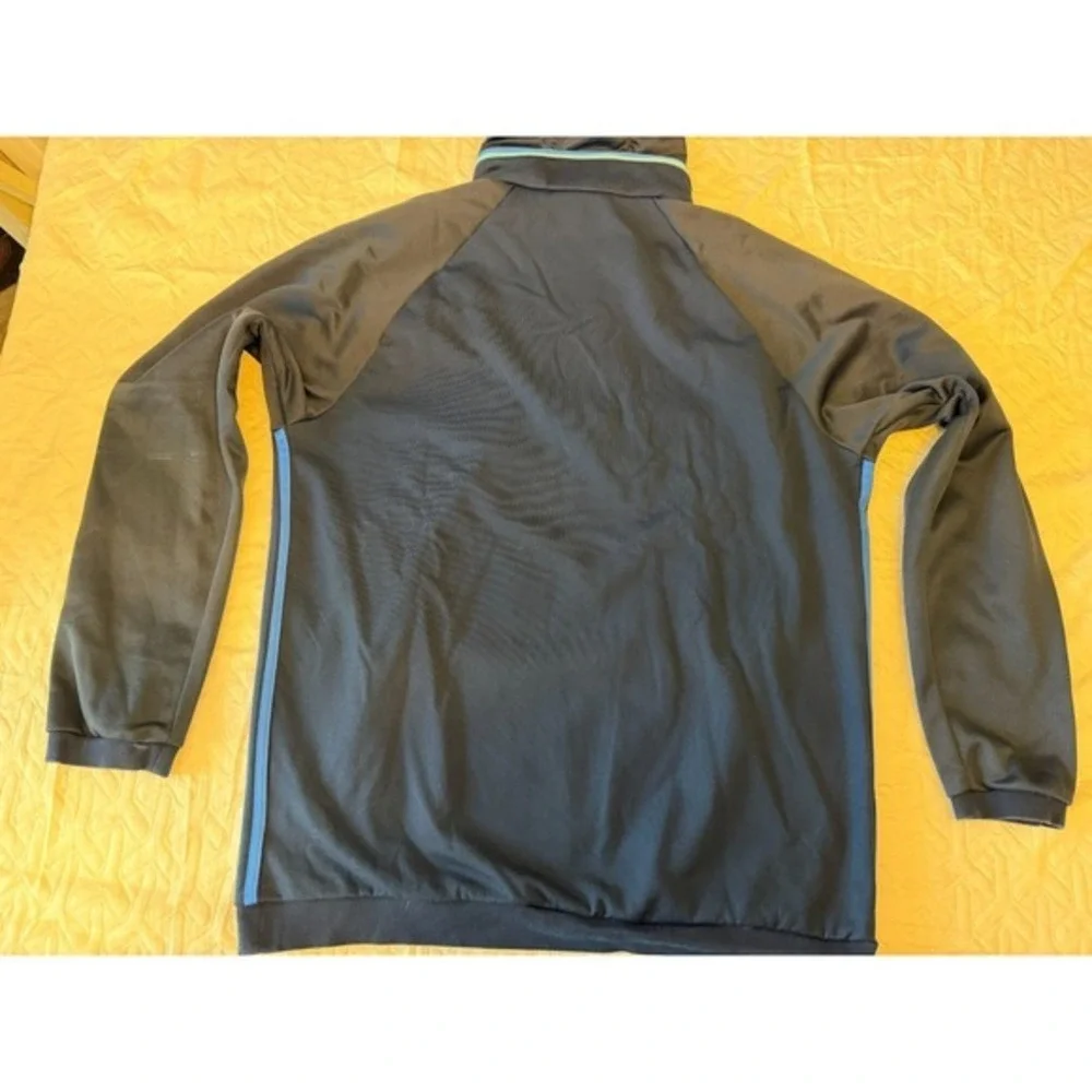 Adidas ClimaWarm 1/4 Zip Royal Blue Hoodie XL – Retro Stripes‎ Pullover